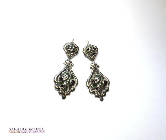 Orecchini borbonici argento 925/..
