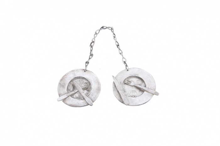 Ciondolo Bon app&eacute;tit argento 925/..