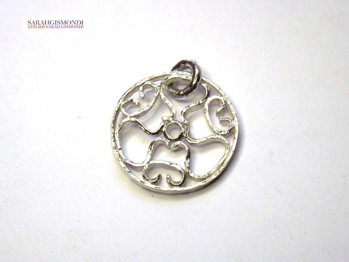 Pendente argento 925/.. Collezione 'Ferro battuto'